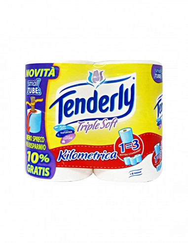 Carta Igienica Tenderly Triple Soft 4 Pz